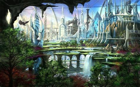 Visions Artistiques Des Villes Du Futur