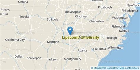 Lipscomb University Campus Map