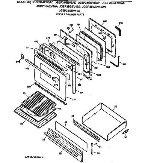 Exploring The Inner Workings Of A Ge Gas Stove Parts Diagram