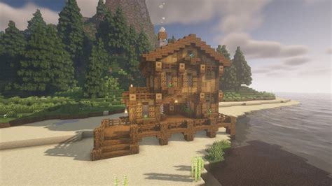 Minecraft Strandhaus Bauen Strandhaus In Minecraft Bauen Tutorial