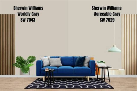 Sherwin Williams Worldly Gray Vs Agreeable Gray