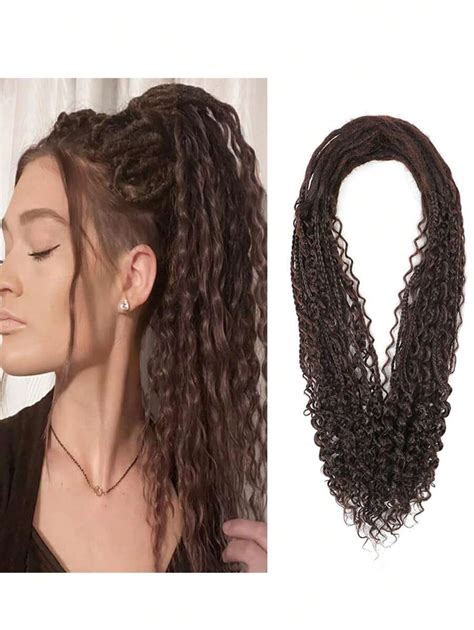 Piezas De Extensiones De Rastas De Doble Extremo De Pulgadas Con