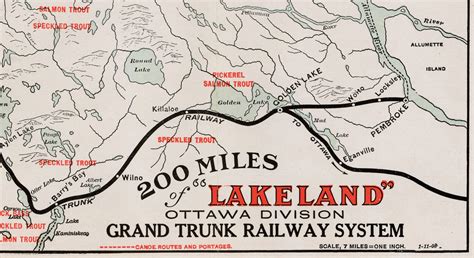 Grand Trunk Railway Map