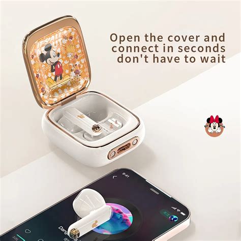 New Disney Q Bluetooth Earphone Hifi Sound Wireless In Ear Sports