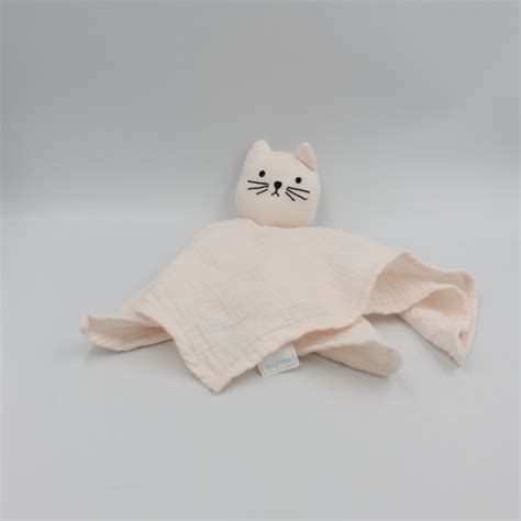 Doudou Plat Chat Rose Lange Bout Chou Boutchou