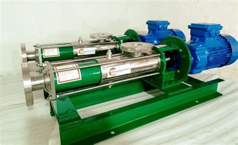 Carbon Steel Eccentric Screw Pump For Fluids With High Viscosity Pulp