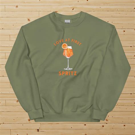 Aperol Spritz Sweatshirt Aperol Spritz Crewneck Aperol Etsy