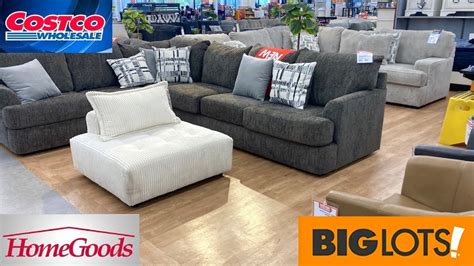 Big Lots Homegoods Costco Furniture Sofas Armchairs Tables Shop With Me