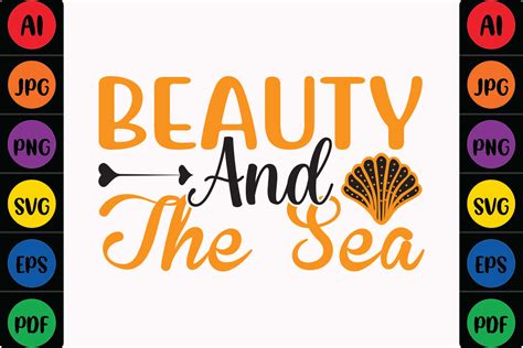 Beauty And The Sea Graphic By Mina Akter · Creative Fabrica