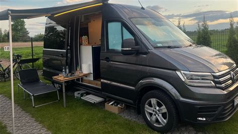 Volkswagen Crafter Km Automat Kamper Campervan Od Marlo Camp Youtube