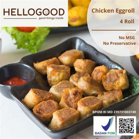 Jual Chicken Eggroll Frozen Food No Msg Izin Edar Bpom Di Seller