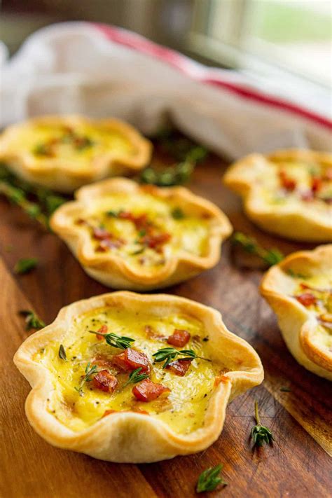 Ham Cheese Mini Quiche Recipe Pie Scraps Mason Jar Lids Idea