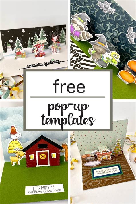 3 Simple Pop-Up Card Templates and Ideas