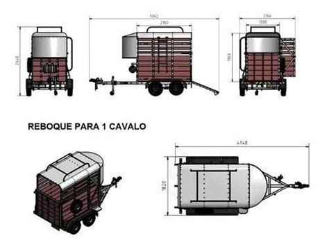 Projeto Para Construir Carretinha Reboque Trailer Cavalo Arquivos