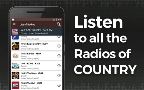 Country Music Radio Apk для Android — Скачать