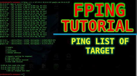 Fping – Ping Multiple IP Address | Live Host Identification – BENISNOUS