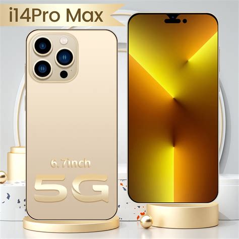 Celular Marca Novo I14 Pro Max Original Smartphone 5g 8 256gb 6 7