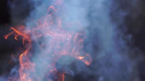 Fire Smoke Effect Stock Video Footage for Free Download