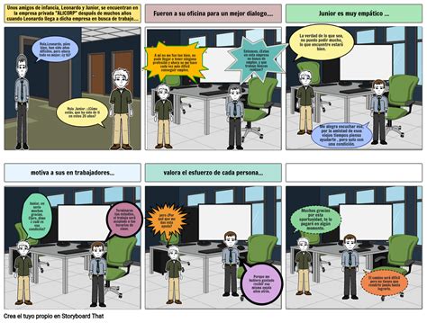 Demostraci N De Liderazgo Storyboard Por Yerika