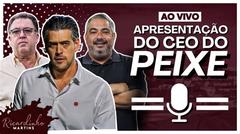 Coletiva Paulo Bracks Novo Ceo Do Santos Ao Vivo Youtube