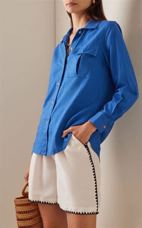 Mia Linen Shirt By Usisi Sister Moda Operandi News Design Moda