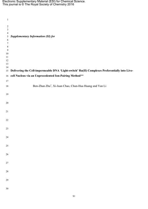 Pdf Delivering The Cell Impermeable Dna Light Switching Ruii