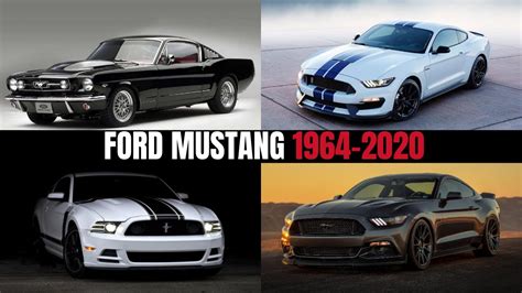 Evolucion Del Ford Mustang Xili