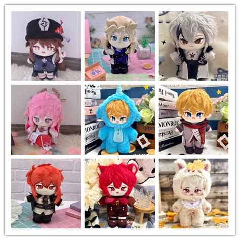 Cm Doll Clothes Genshin Impact Plush Raiden Shogun Hutao Scaramouche