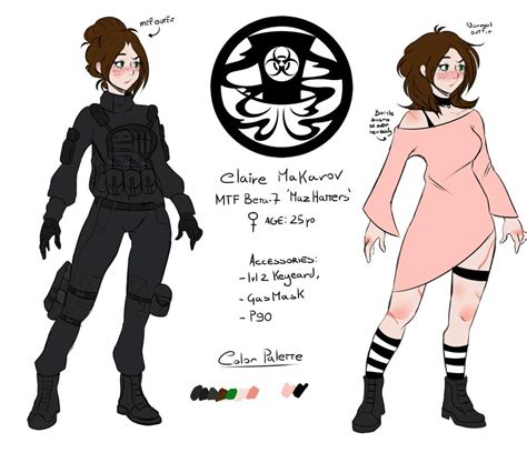 Agent Makarov Reference Sheet SCP Foundation Amino