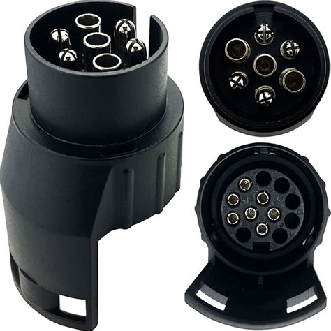 PRZEJŚCIÓWKA 12V ADAPTER REDUKTOR GNIAZDA PRZYCZEPY HAK 7 13 PIN 4866