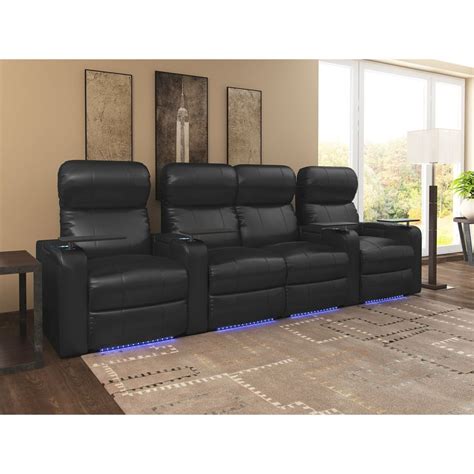 Octaneseating Turbo Xl700 Home Theater Loveseat Row Of 4 Snug Room