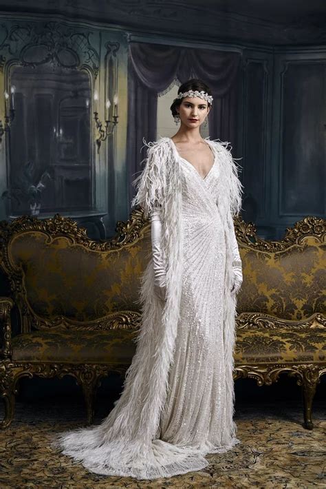 These Incredible Wedding Gowns Will Bring Out Your Inner Flapper Girl