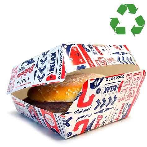 Sabert Fresco Large Clamshell Burger Box Pap Cbb Glopack