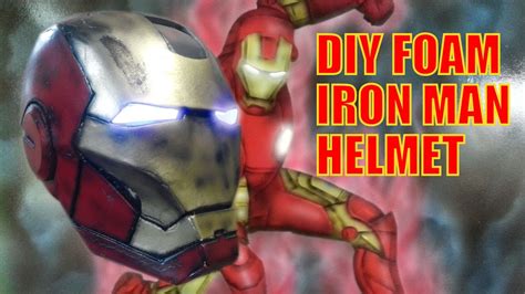 Diy Iron Man Foam Helmet {part 1} E5 Youtube