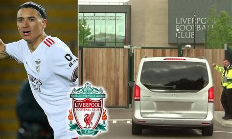 Darwin Nunez Arrives At Liverpool S Training Ground To Seal 85m Move