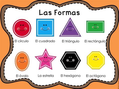 Spanish 2d Shapes Worksheets Actividades Con Formas Comunes