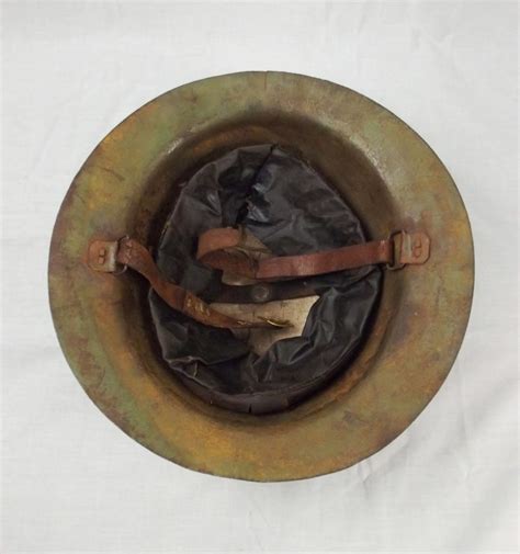 Ww1 Scottish Home Guard Brodie Helmet Sally Antiques