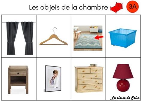 Jeux De Langage Sur Les Objets De La Chambre La Classe De Selin