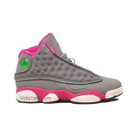 439358 029 Nike Air Jordan 13 Gs Cool Grey Fusion Pink Kickscrew Shop And Buy It Now Air