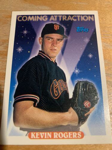 1993 Topps Baseball 822 Coming Attractions Kevin Rogers Ebay