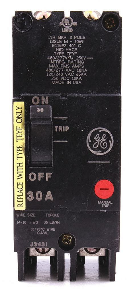 Ge A Amps Ka At V Ac Molded Case Circuit Breaker