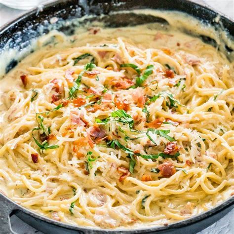 This Creamy Carbonara Is A Plate Of Heavenly Creamy Pasta Silky Spaghetti With Crispy Pan