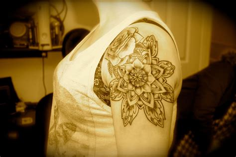 Mandala Flower Tattoo On Arm Flower Tattoo Arm Mandala Flower Tattoos Tattoos