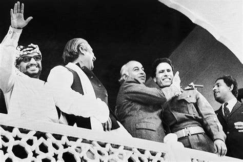 Bhutto With Qaddafi Yasser Arafat Sheikh Mujibur Rehman History Of