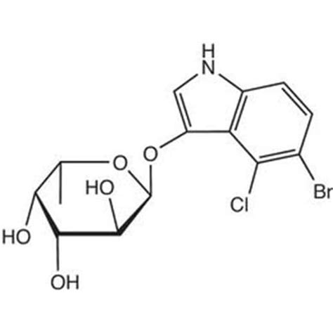 5 Bromo 4 Chloro 3 Indoxyl Alpha L Fucopyranoside