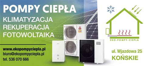 EKO POMPY CIEPŁA Końskie Pompy Ciepła Klimatyzacja Rekuperacja