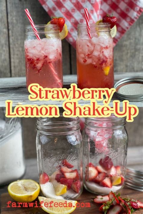 Strawberry Lemon Shake Up The Farmwife Feeds Lemon Shake Up Fair