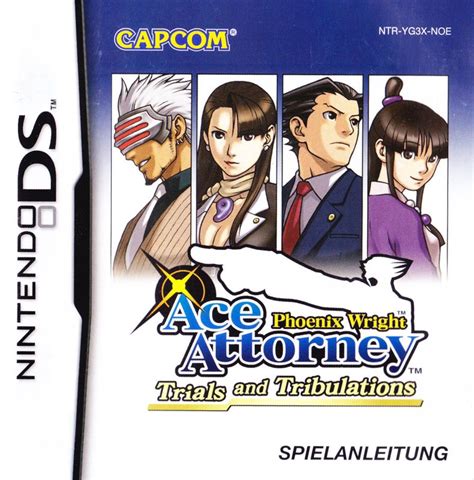 Phoenix Wright Ace Attorney Trials And Tribulations 2007 Nintendo