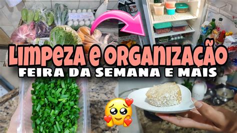 LIMPEI E ORGANIZEI A GELADEIRA FIZ FEIRA CEBOLINHAS No VASO O