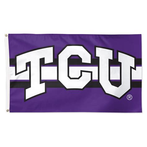 Wincraft Tcu Horned Frogs 3 X 5 Horizontal Stripe Deluxe Single Sided